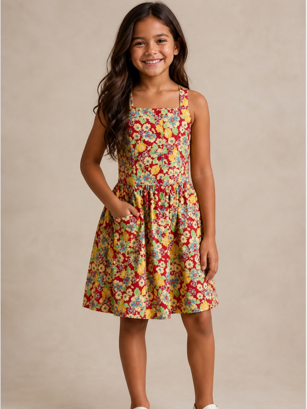 NWT Polo Ralph Lauren Italian Riviera Inspired Floral Sundress‎ Preppy Classic